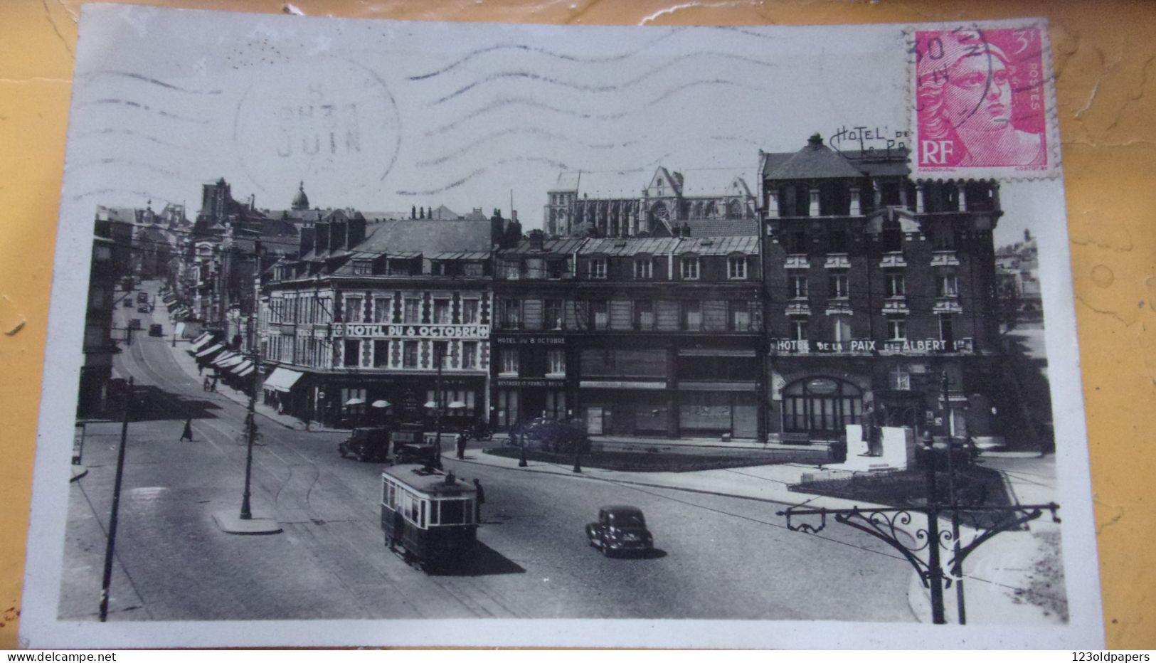 02 SAINT QUENTIN TRAMWAY 1948 - Saint Quentin