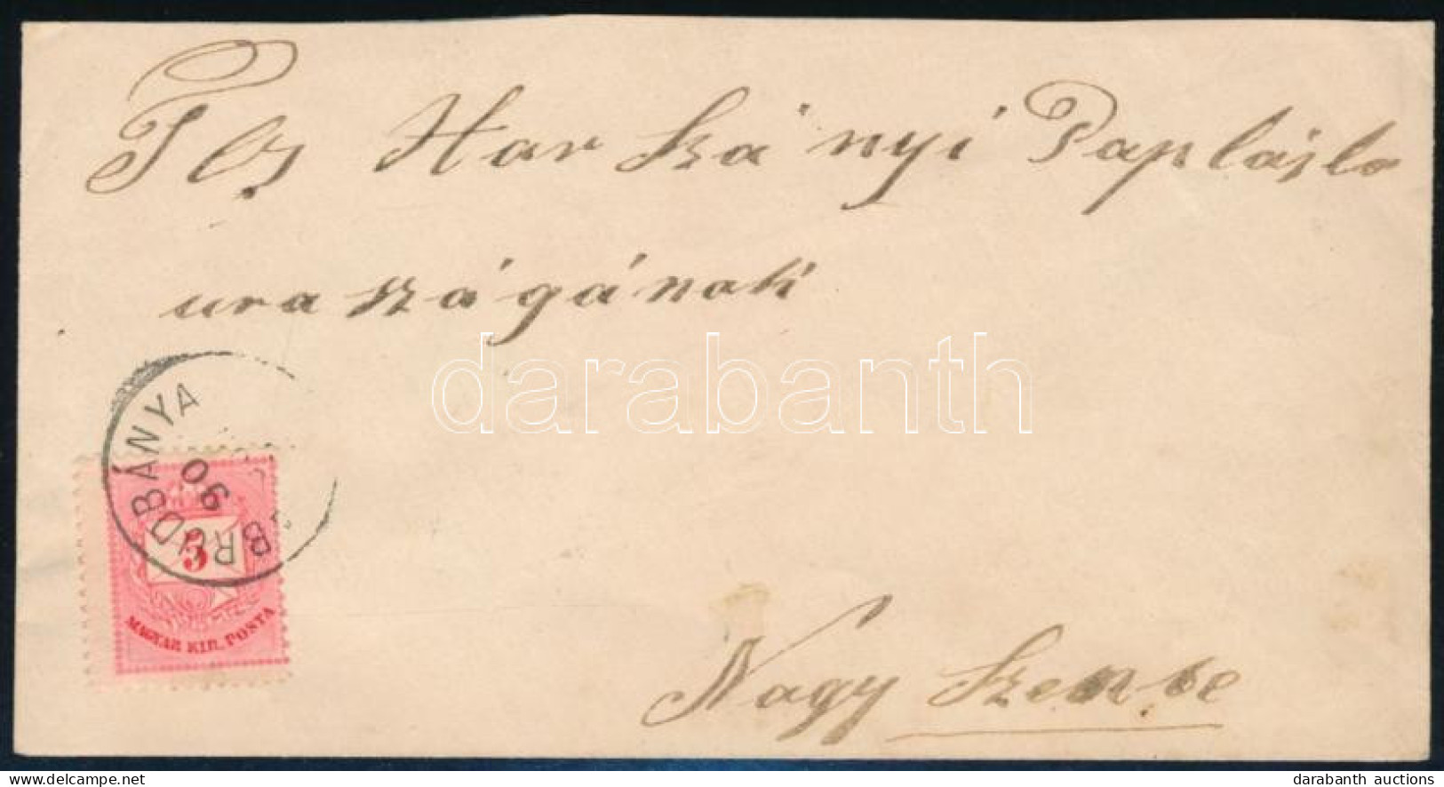 1890 5kr Levélen "ABRUDBÁNYA" - Other & Unclassified