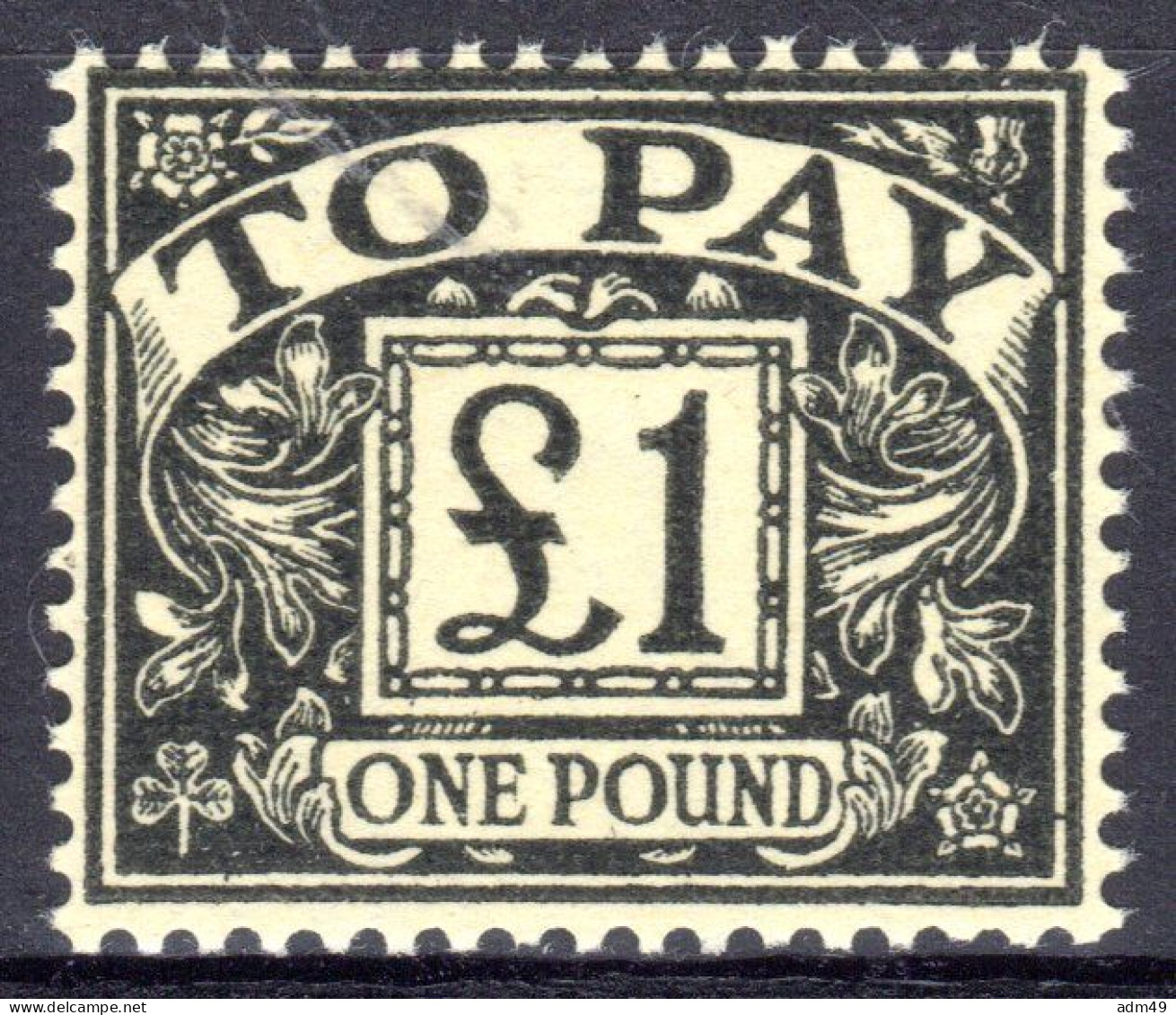 GROSSBRITANNIEN, 1962 Portomarke, Postfrisch ** - Postage Due