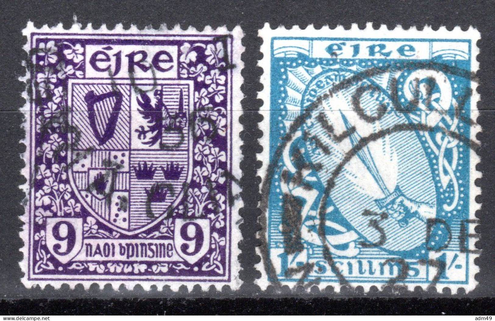 IRLAND, 1922 Freimarken Nationale Syobole, Gestempelt - Used Stamps