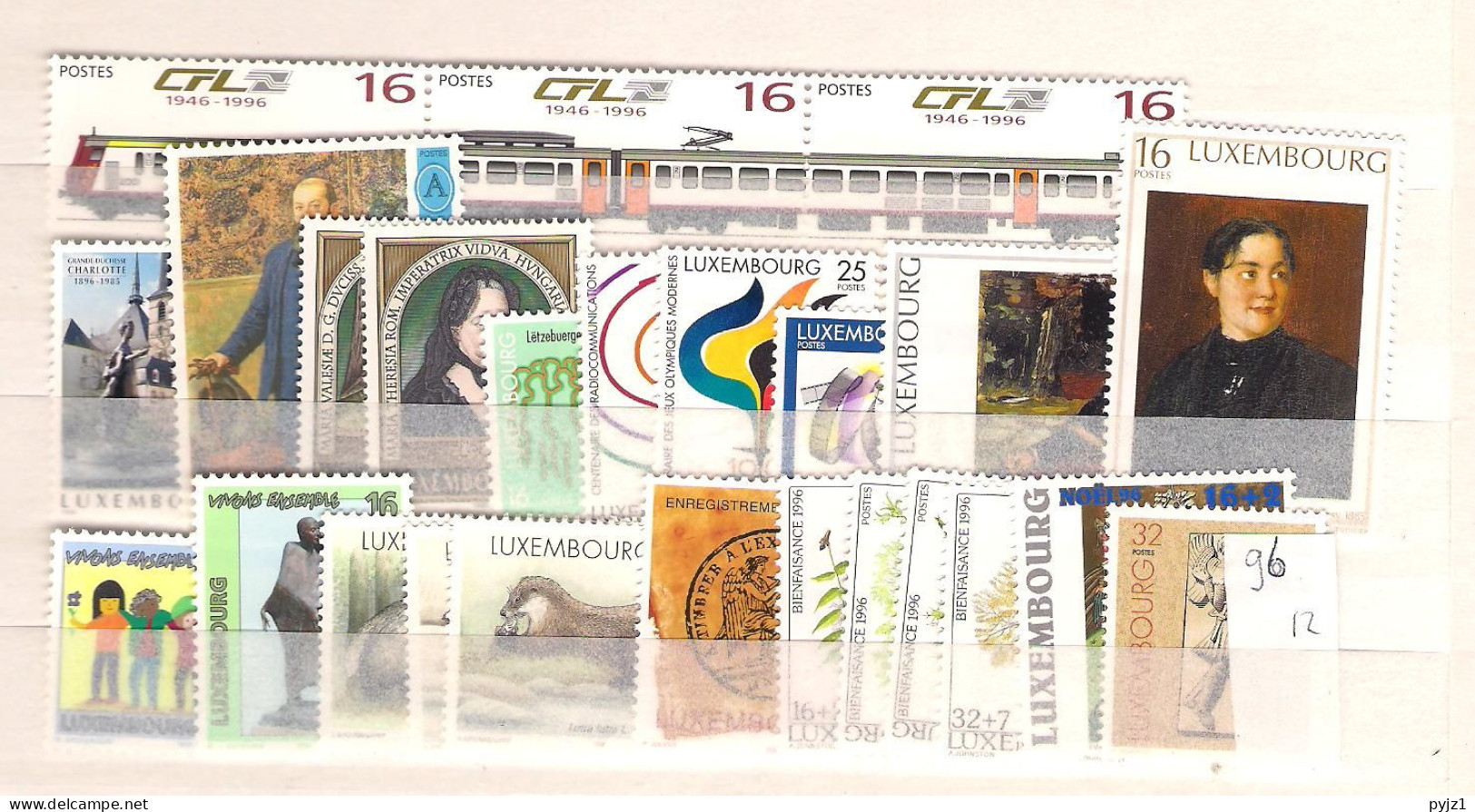 1995 MNH Luxemburg Year Complete According To Michel, Postfris** - Ganze Jahrgänge