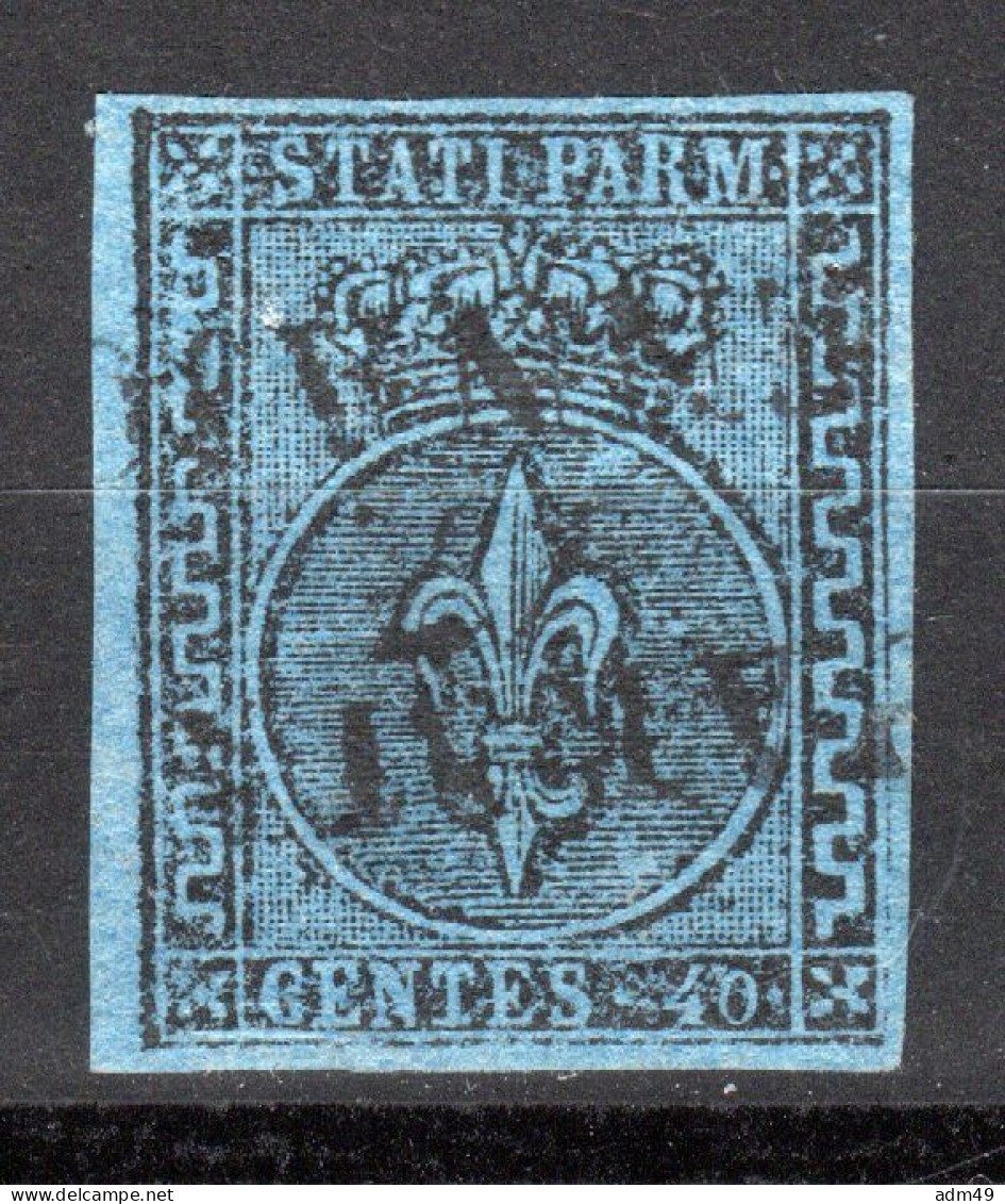 ITALIEN, PARMA, 1852 Freimarke Wappen, Gestempelt - Parme