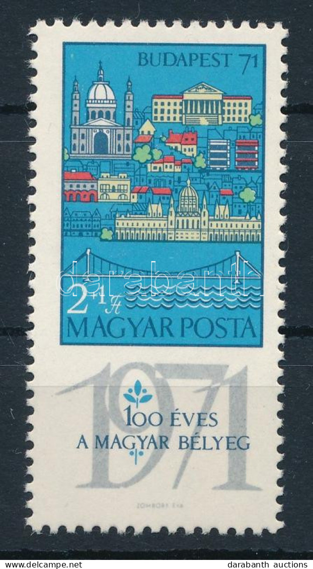 ** 1970 Budapest (II.) Kék 2Ft "fehér Folt A Lépcsőn" Lemezhiba (6.000) - Other & Unclassified