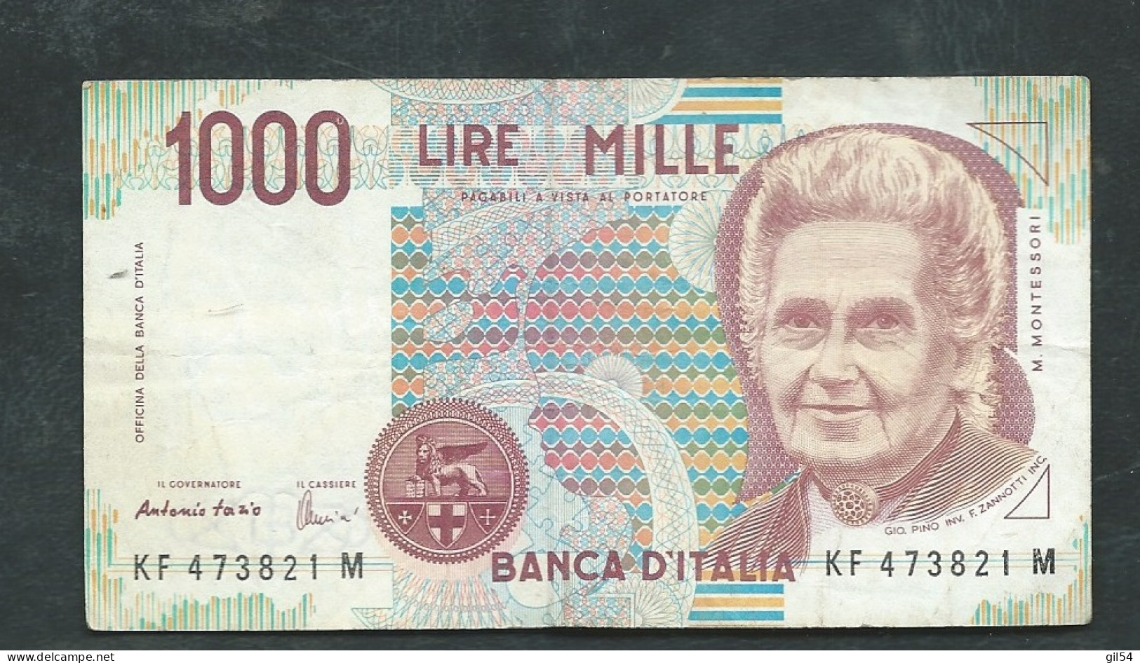 Italie  ITALIE 1000 LIRE 1990  KF4738221M Laura13606 - 1000 Lire