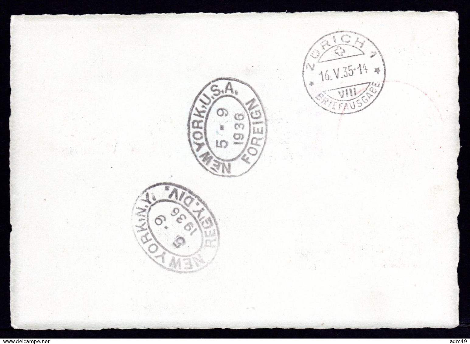 LIECHTENSTEIN, 1936 Zeppelinfahrt Europa-Nordamerika, Ab Frankfurt - Air Post