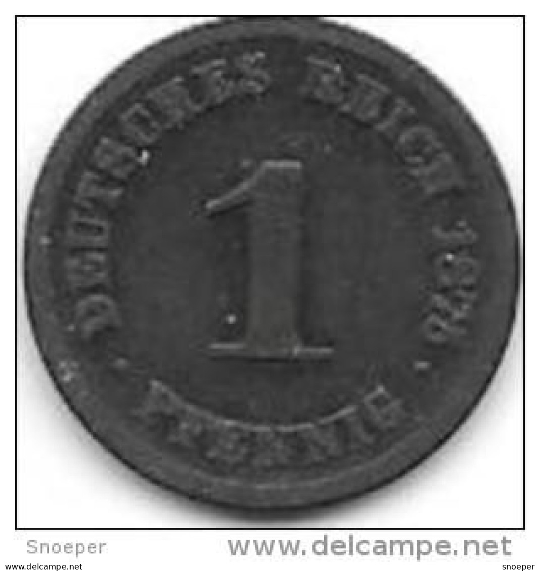 *empire 1 Pfennig 1875 A Km 1  Fr - 1 Pfennig