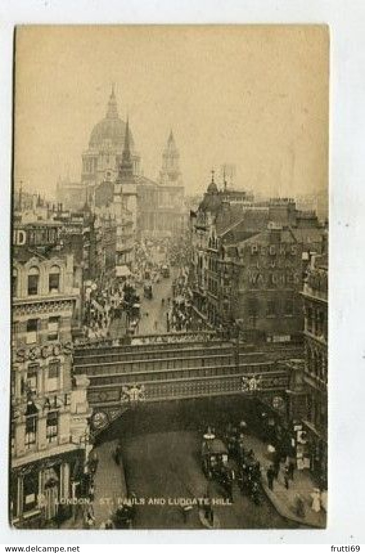 AK 188527 ENGLAND - London - St. Pauls And Ludgate Hill - St. Paul's Cathedral