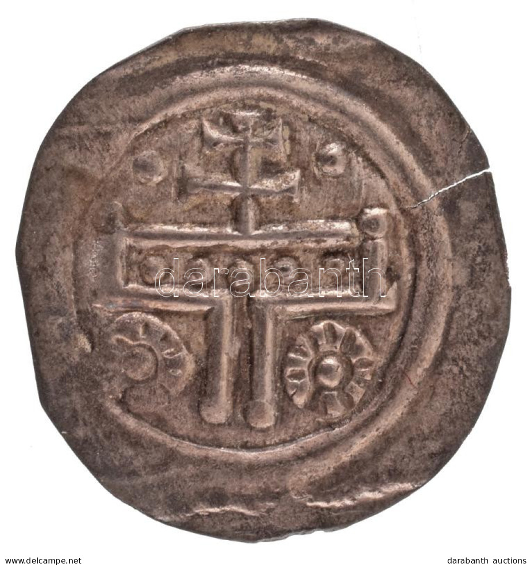 1180-1240. Bracteata Ag "III. Béla - IV. Béla" (0,28g) T:AU Hungary 1180-1240. Bracteata Ag "Bela III/IV" (0,28g) C:AU H - Zonder Classificatie