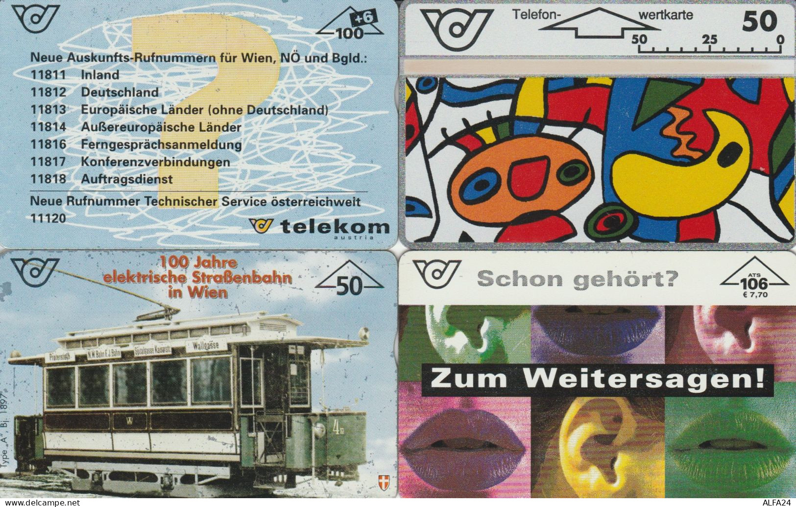 PHONE CARD 4 AUSTRIA (CK657 - Oesterreich