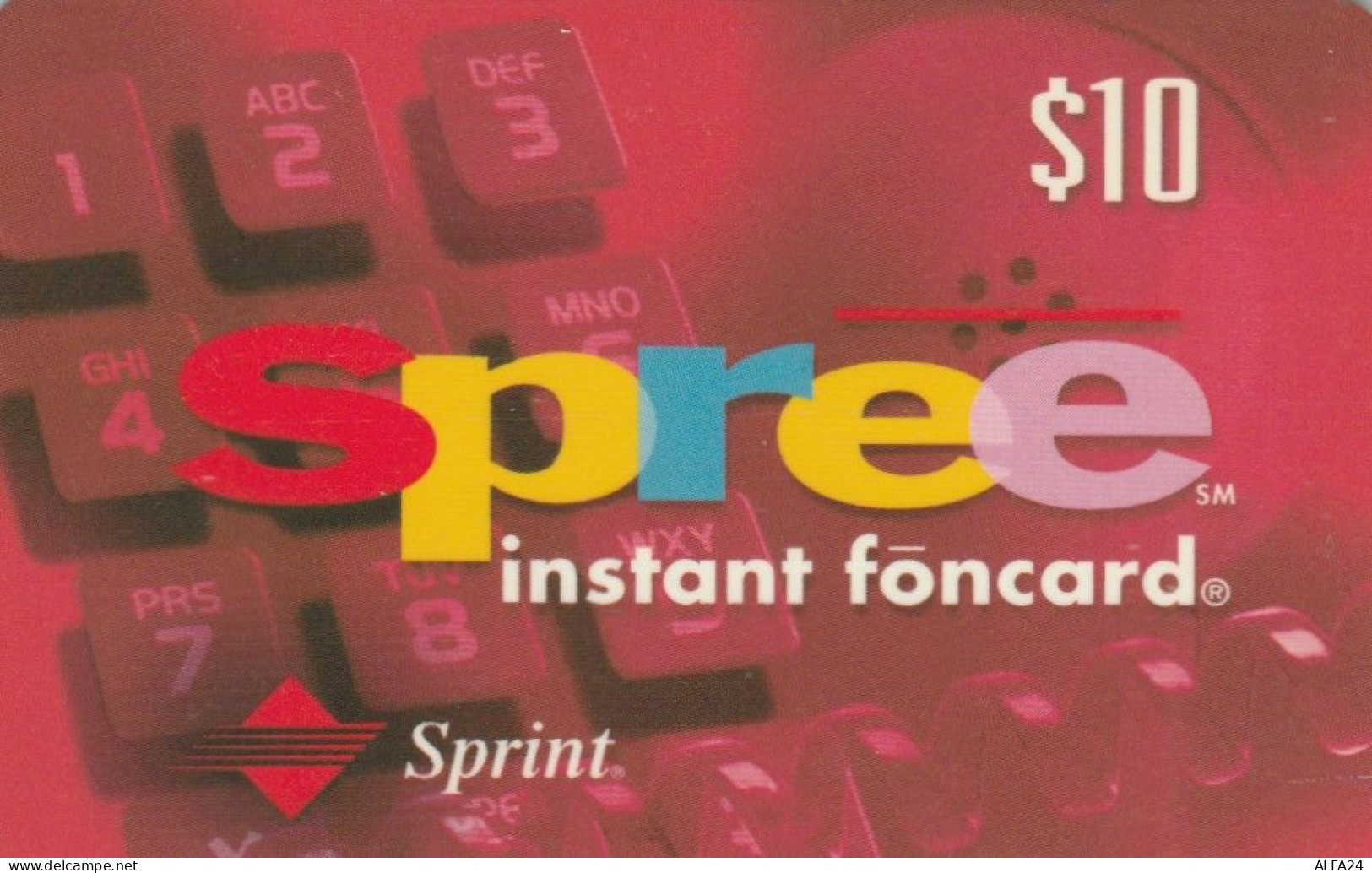 PREPAID PHONE CARD STATI UNITI SPRINT (CK297 - Sprint