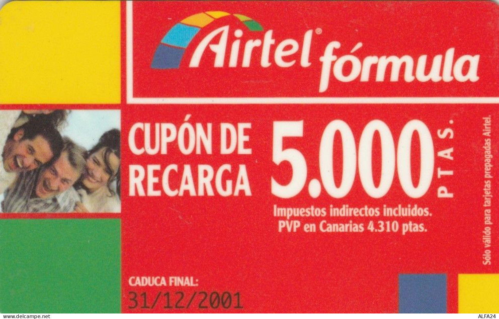 PREPAID PHONE CARD SPAGNA (CK218 - Andere & Zonder Classificatie