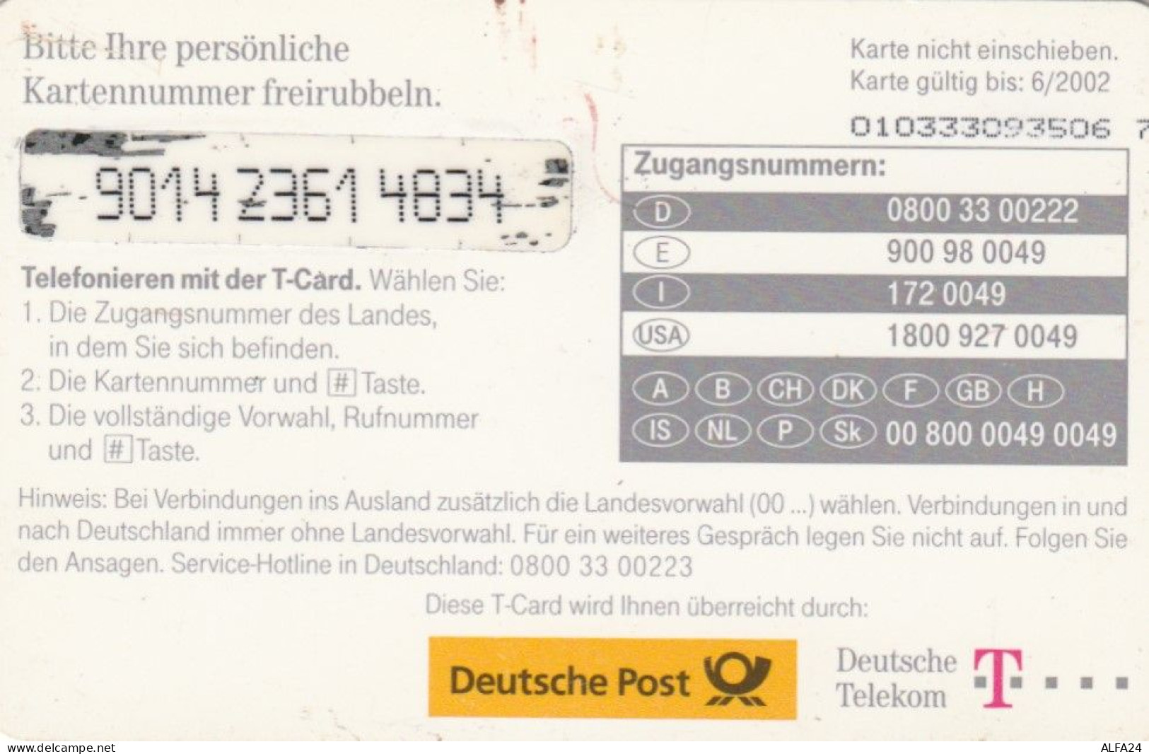 PREPAID PHONE CARD GERMANIA (CK200 - GSM, Voorafbetaald & Herlaadbare Kaarten