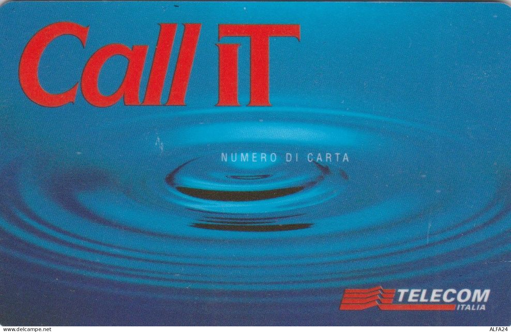 CARTA DI CREDITO ITALIA CALLIT TELECOM  (CK457 - Usages Spéciaux