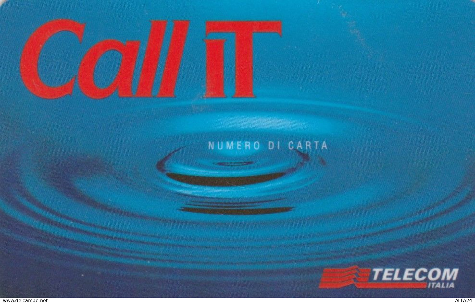 CARTA DI CREDITO ITALIA CALLIT TELECOM  (CK1688 - Usages Spéciaux