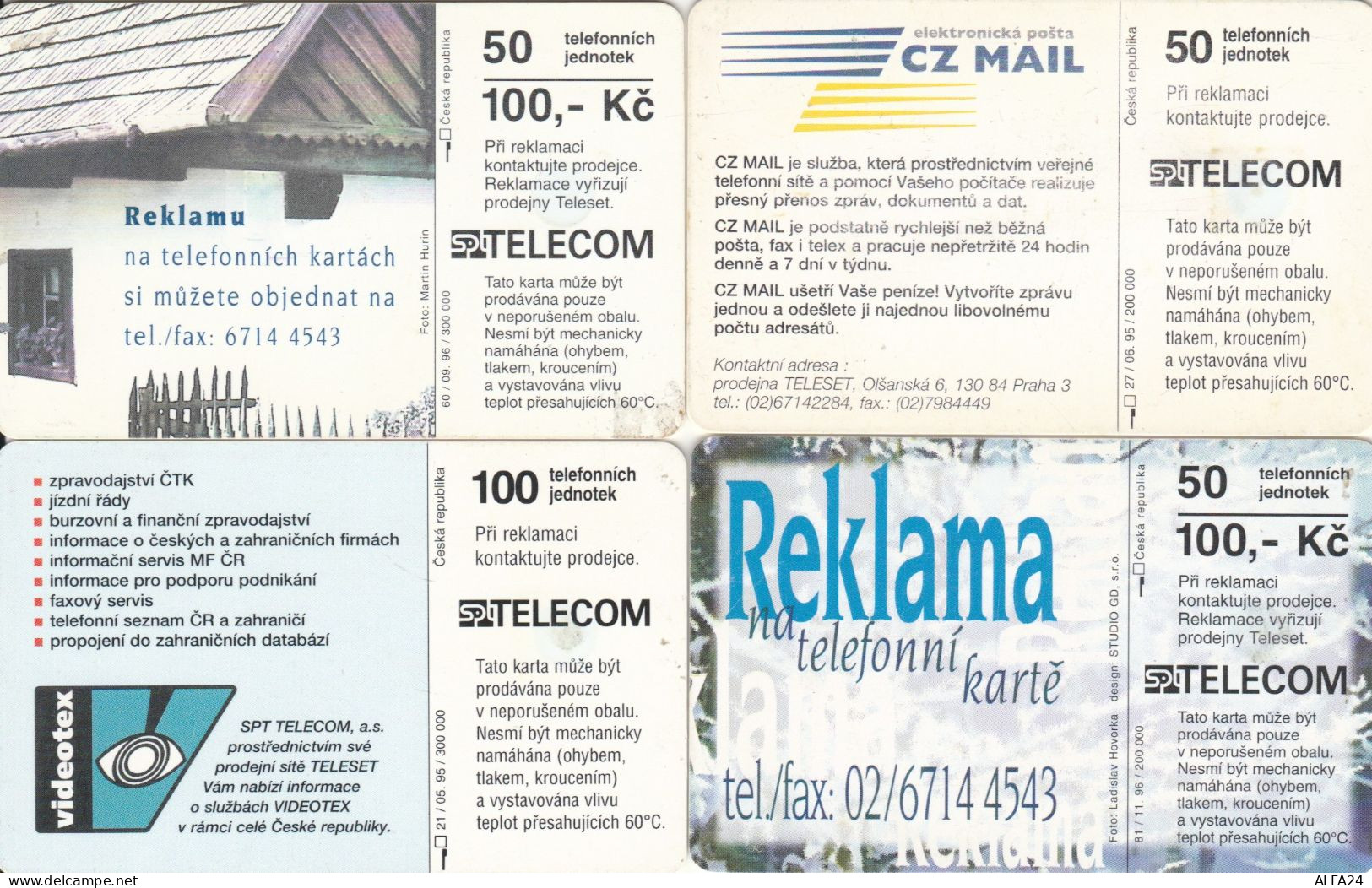 PHONE CARD 4 REPUBBLICA CECA (CK1007 - Tschechische Rep.