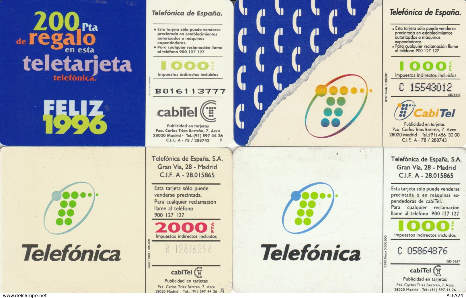 PHONE CARD 4 SPAGNA (CK994 - Commemorative Advertisment