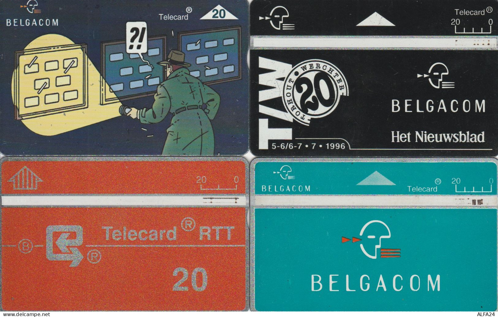 PHONE CARD 4 BELGIO LANDYS (CK941 - Senza Chip