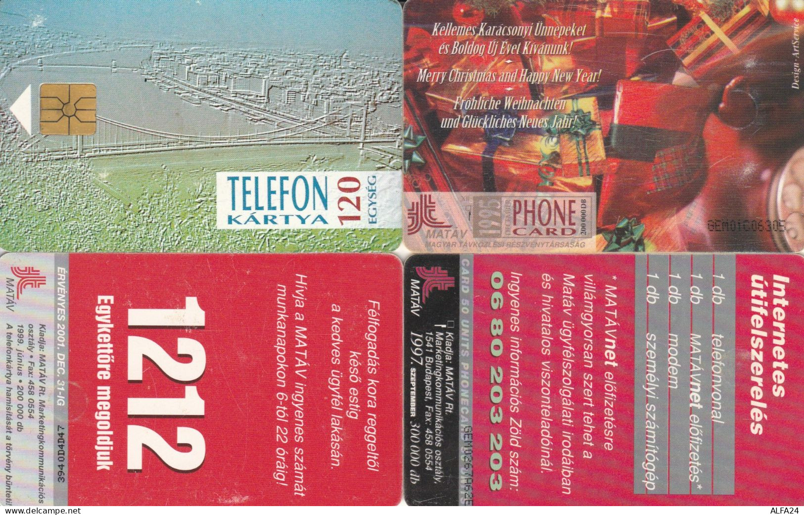 PHONE CARD 4 UNGHERIA (CK874 - Hongrie