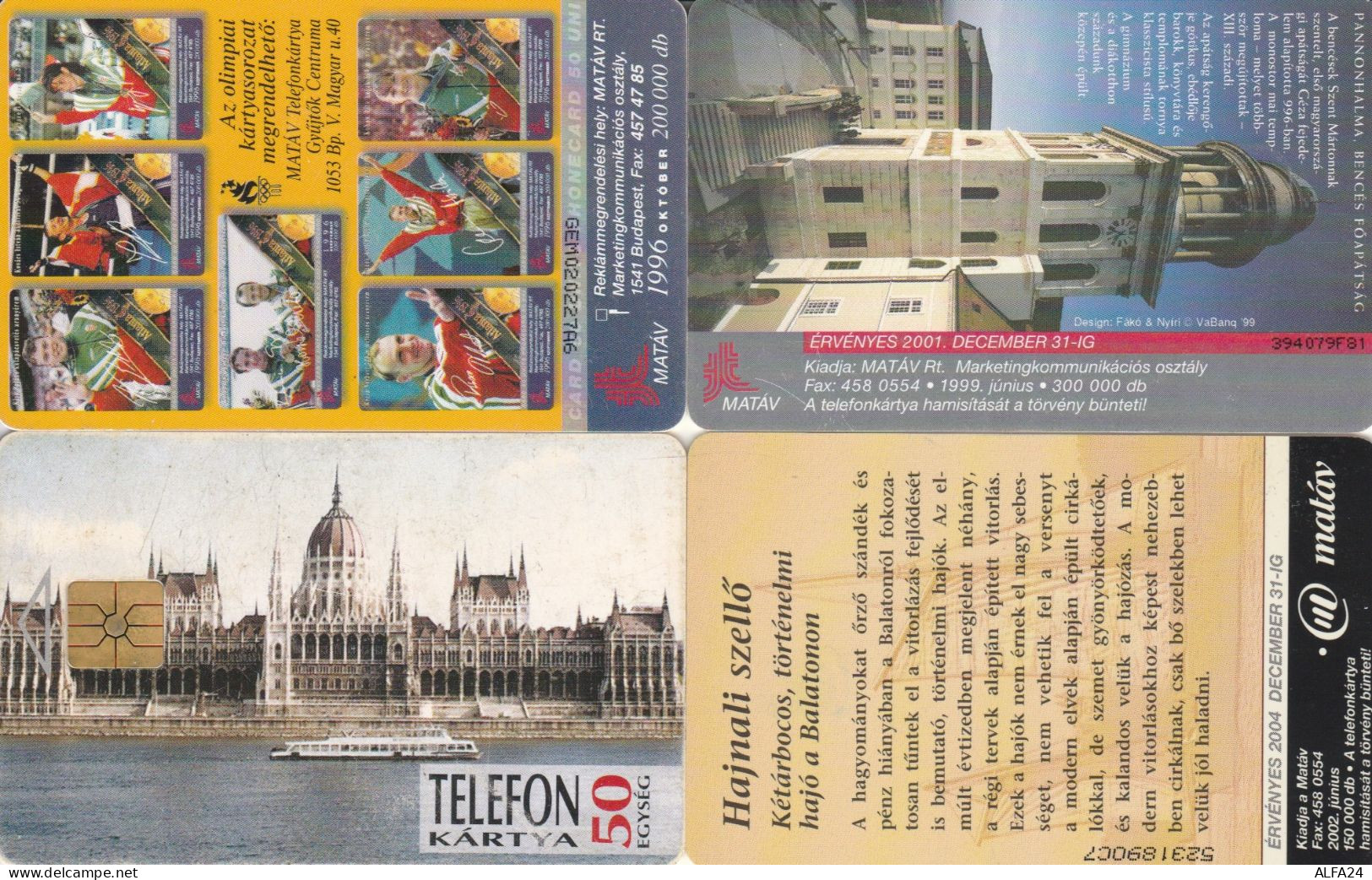 PHONE CARD 4 UNGHERIA (CK868 - Hongrie