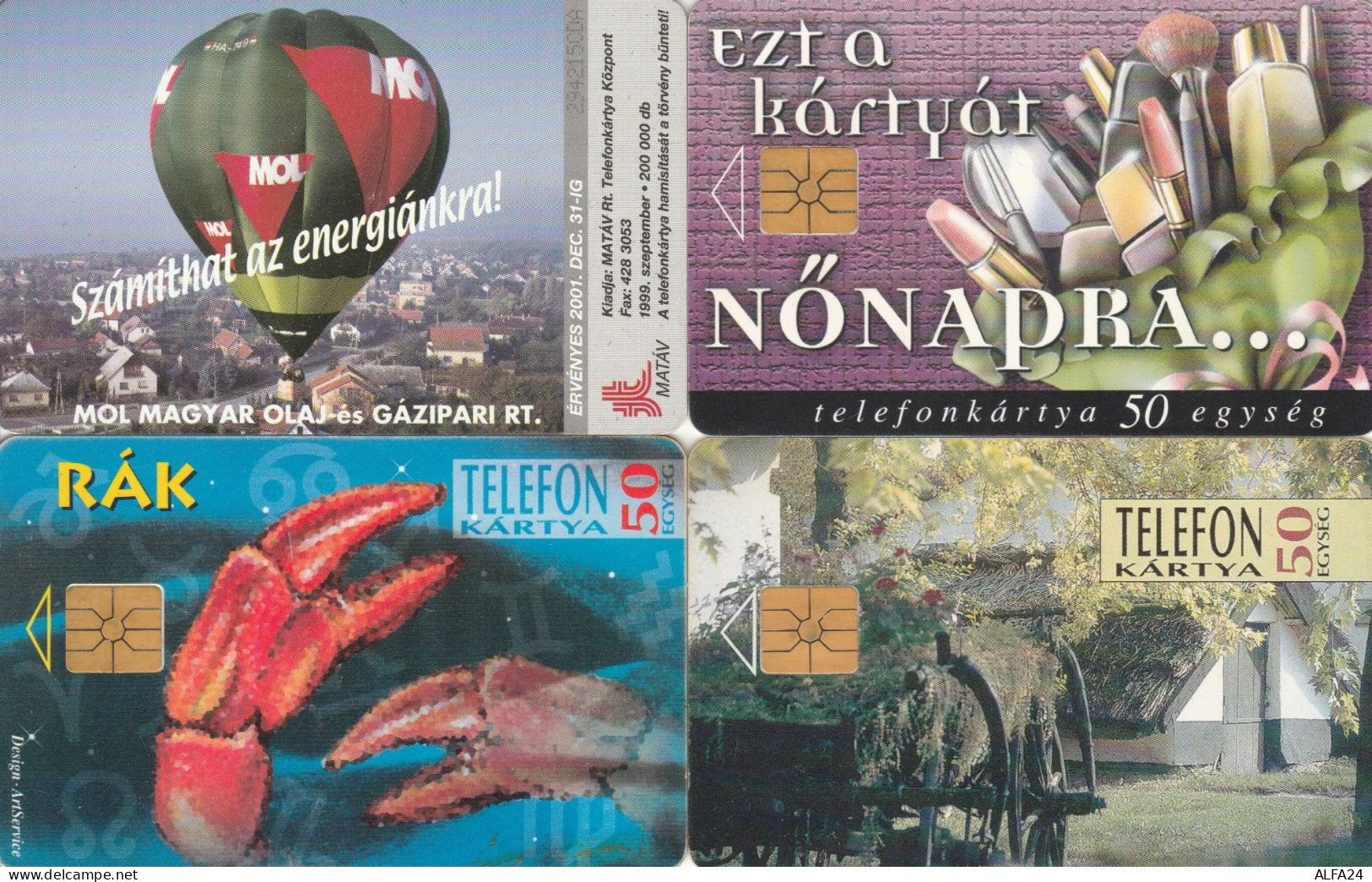 PHONE CARD 4 UNGHERIA (CK869 - Hongrie