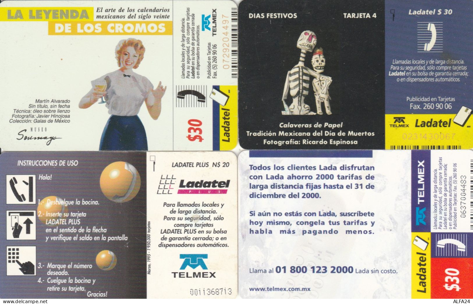 PHONE CARD 4 MESSICO (CK858 - Mexiko