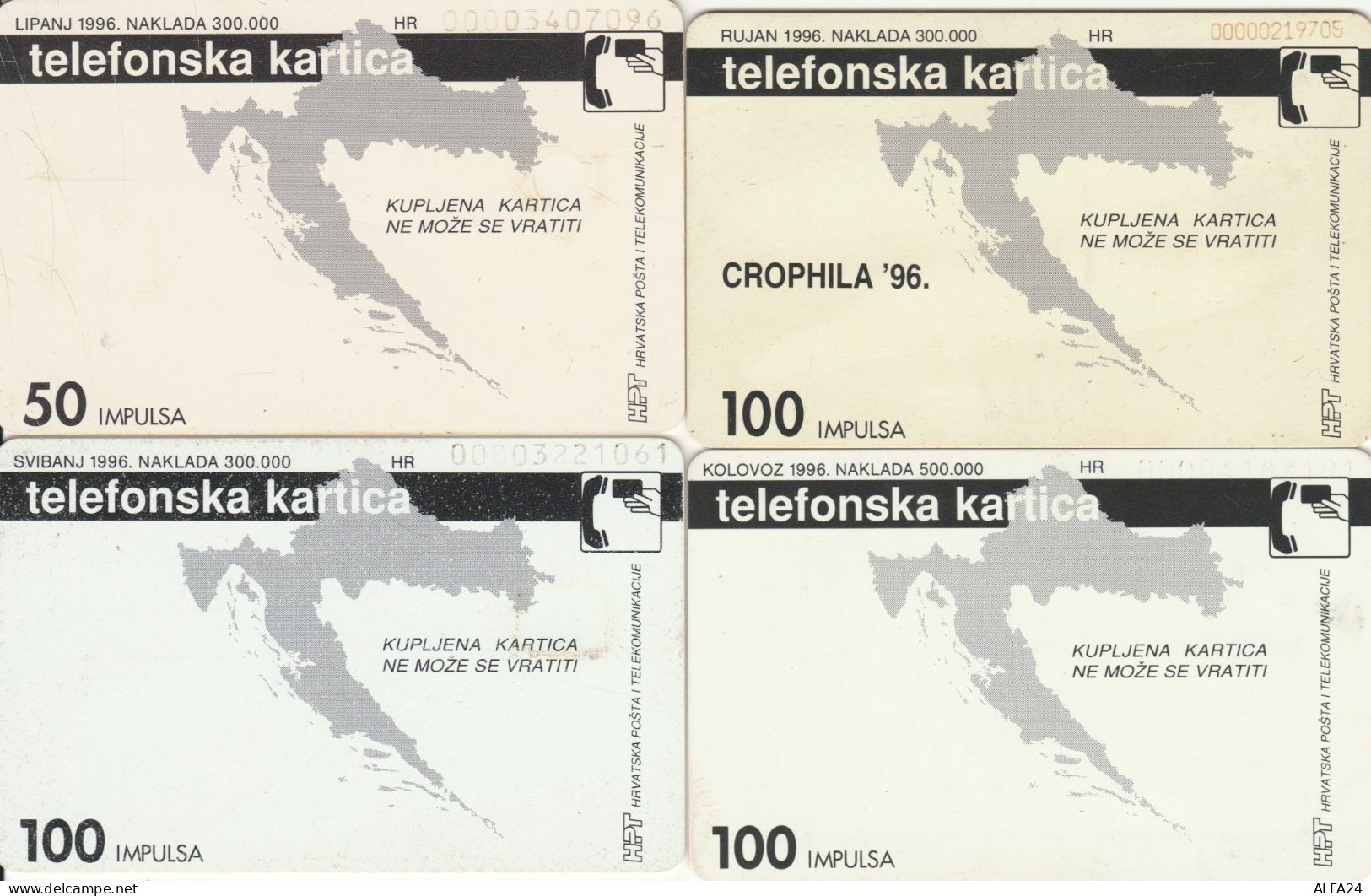 PHONE CARD 4 CROAZIA (CK827 - Croatie