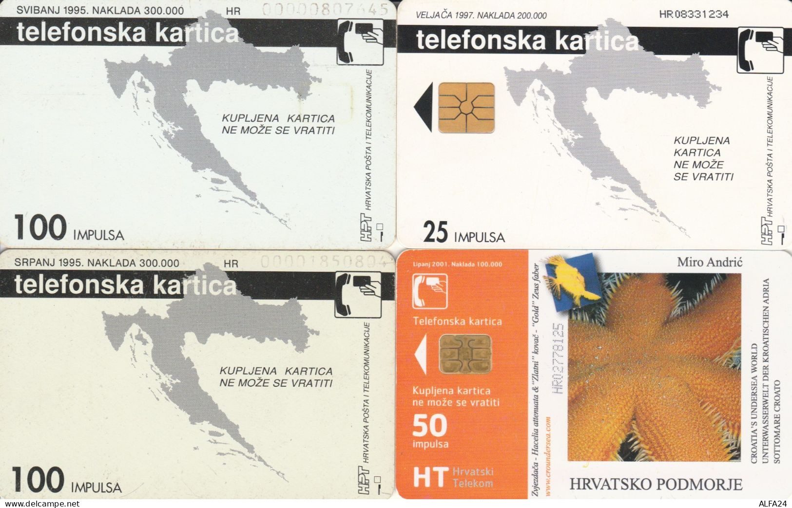PHONE CARD 4 CROAZIA (CK824 - Croatie