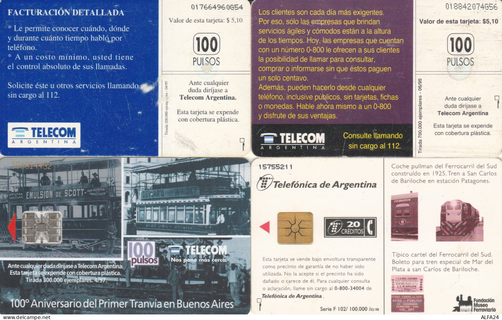 PHONE CARD 4 ARGENTINA (CK703 - Argentinien