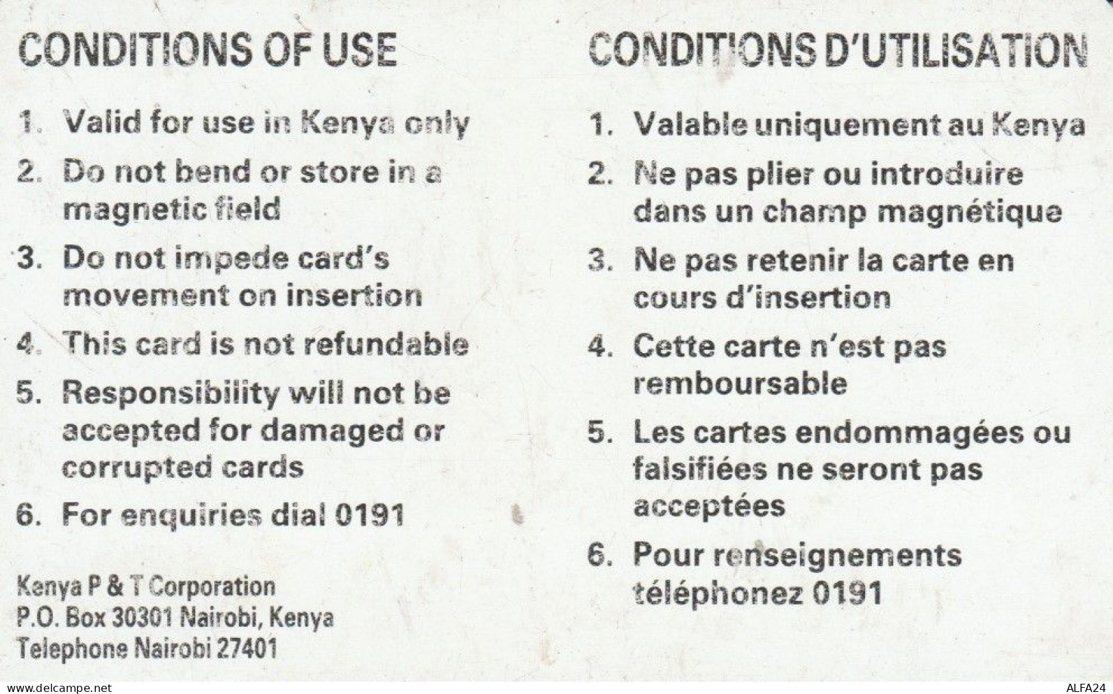 PHONE CARD KENIA (CK1813 - Kenia
