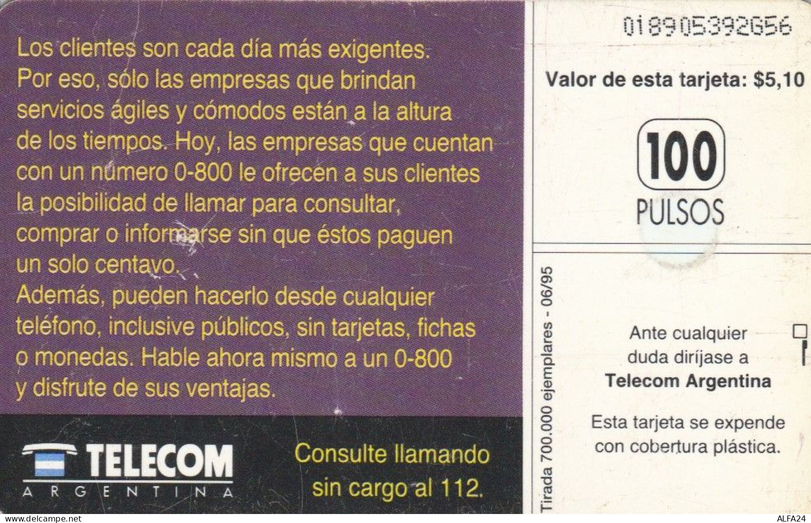 PHONE CARD ARGENTINA (CK1803 - Argentinië