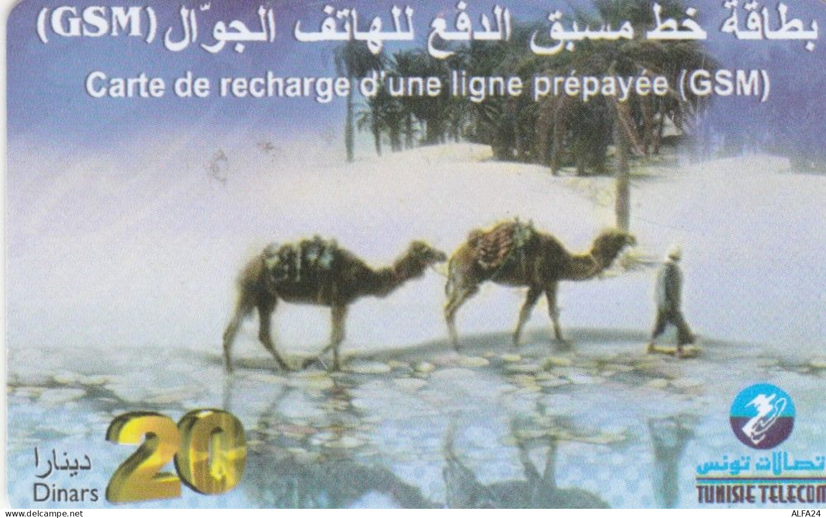 PREPAID PHONE CARD TUNISIA (CK1724 - Tunisie