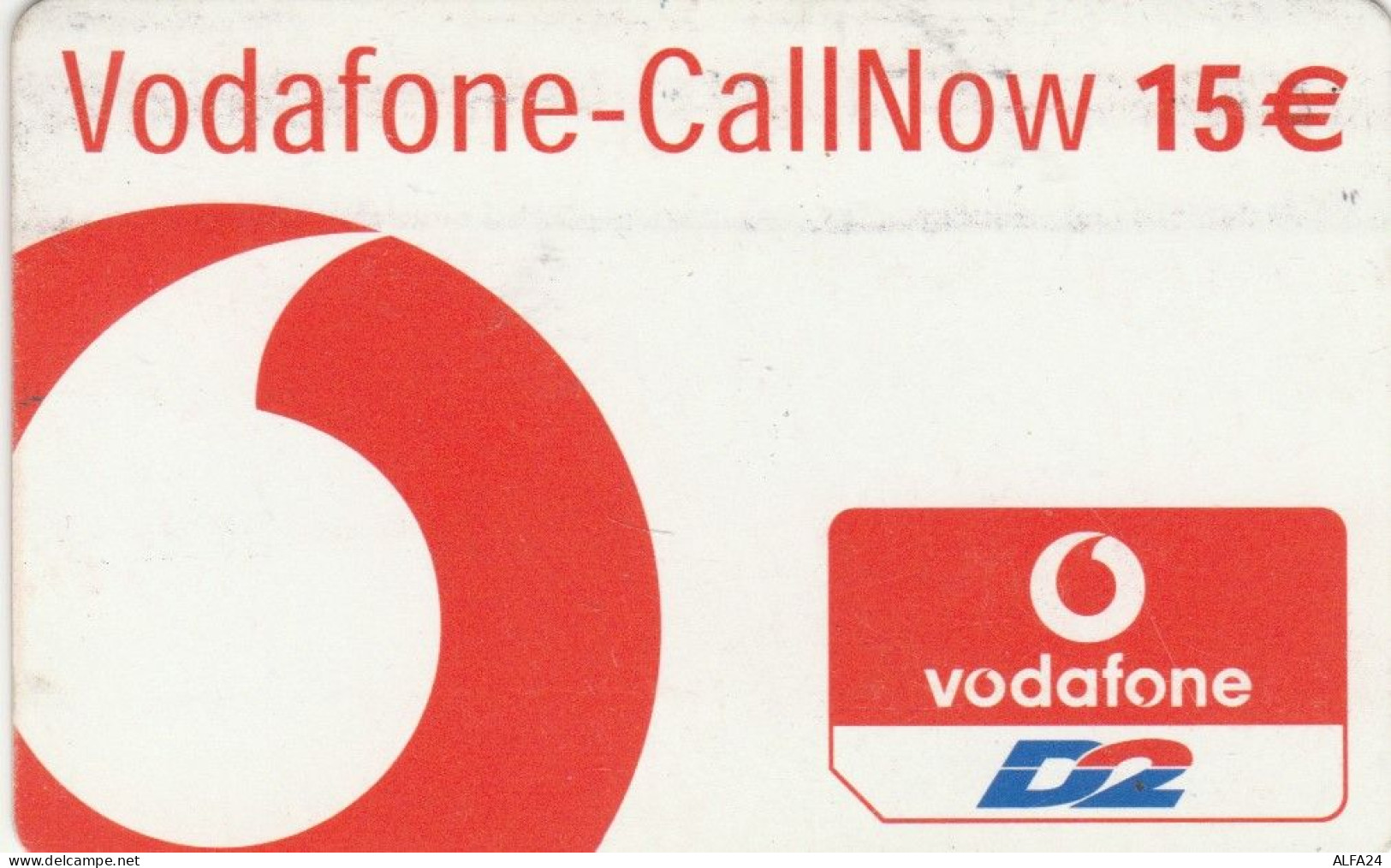 PREPAID PHONE CARD GERMANIA VODAFONE (CK1368 - [2] Mobile Phones, Refills And Prepaid Cards
