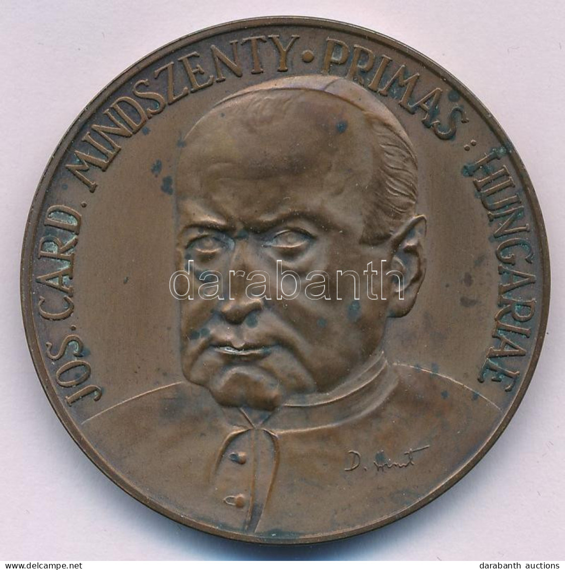 Kanada 1973. "Mindszenty József" Bronz Emlékérem (44,5mm) T:AU Patina Canada 1973. "Jos. Card. Mindszenty Primas : Hunga - Non Classés