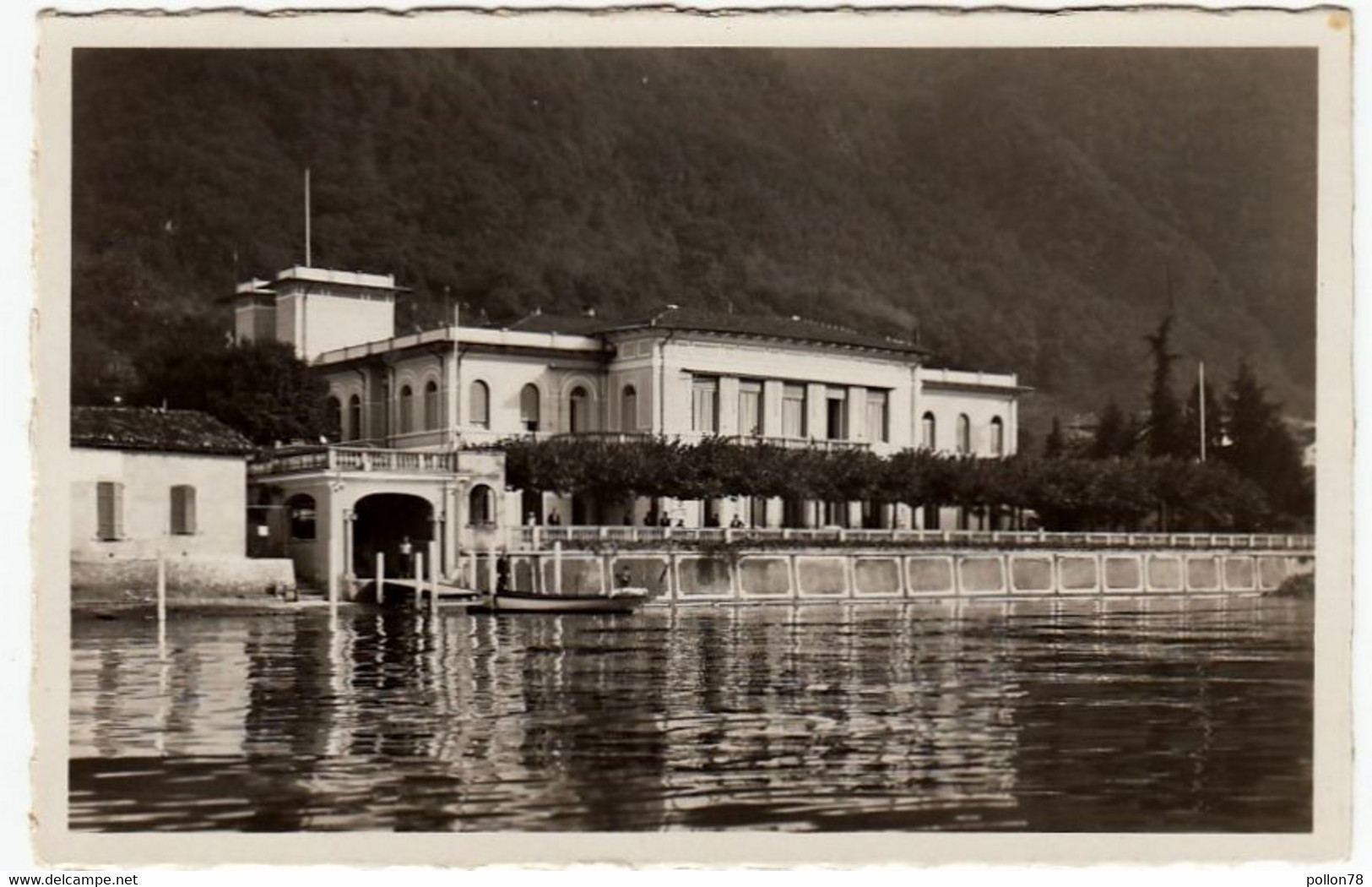 LAGO DI LUGANO - CAMPIONE D'ITALIA - CASINO' - COMO - 1934 - Vedi Retro - Formato Piccolo - Casinos