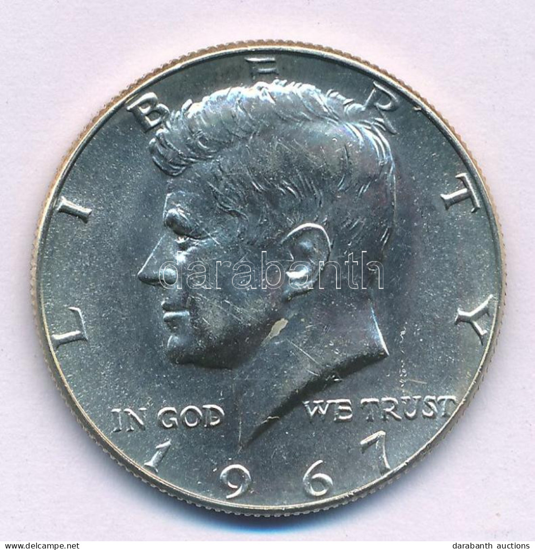 Amerikai Egyesült Államok 1967. 1/2$ Ag "Kennedy" T:AU USA 1967. 1/2 Dollar Ag "Kennedy" C:AU Krause KM#202a - Non Classificati