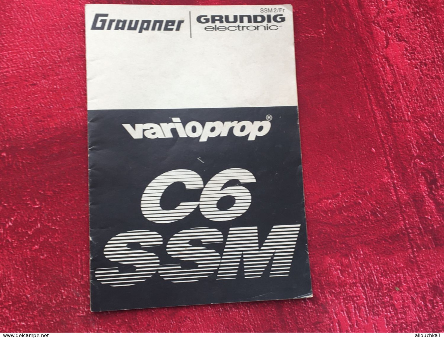 Notice Varioprop-C6 SSM-Graupner-Grundig Electronic-operating Instructions-manette Téléguidage- - Autres Appareils