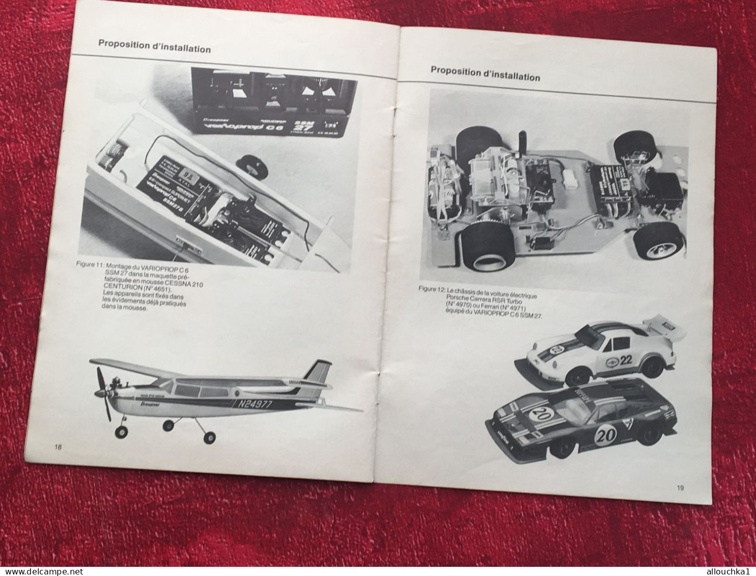 Notice Varioprop-C6 SSM-Graupner-Grundig electronic-operating instructions-manette téléguidage-