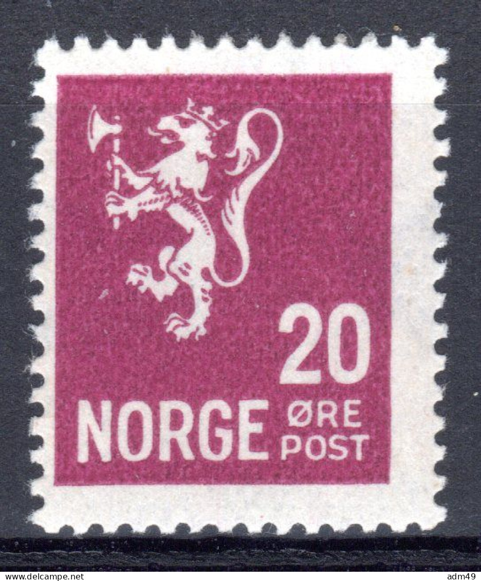 NORWEGEN, 1926 Freimarken Wappenlöwe, Postfrisch ** - Nuovi