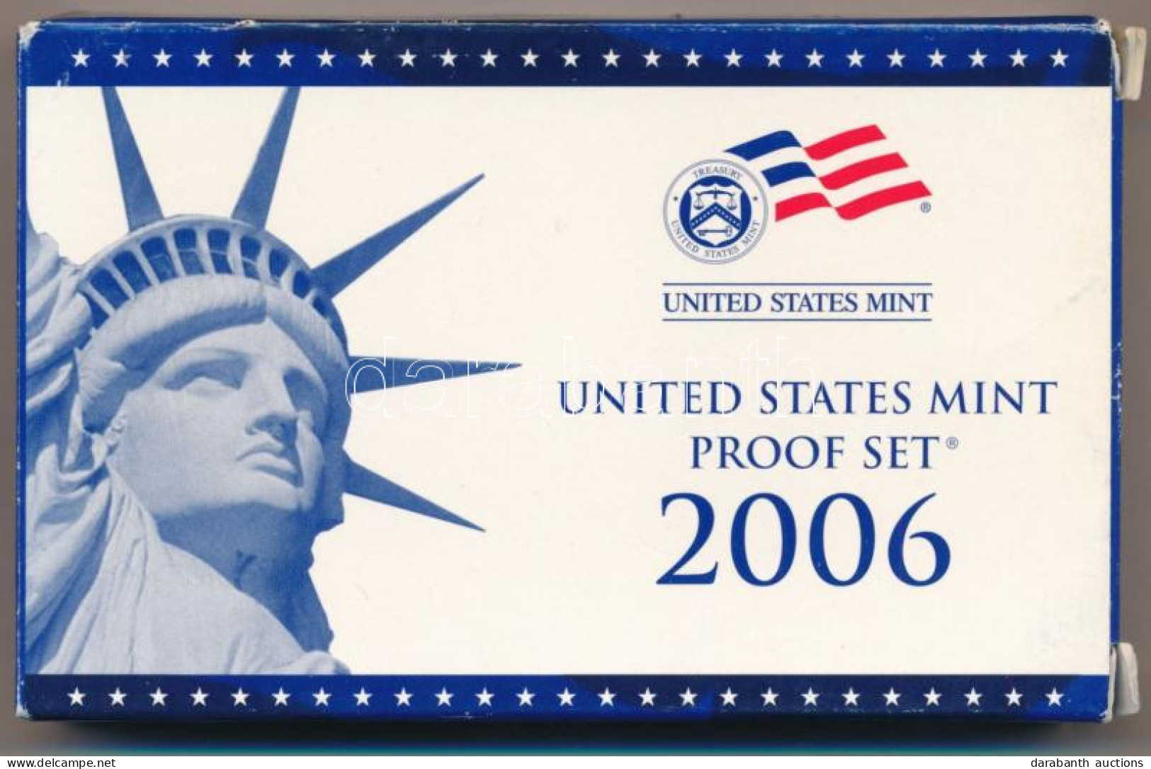 Amerikai Egyesült Államok 2006S 1c-1$ (5xklf) Forgalmi Sor, Műanyag Tokban + 1/4$ Cu-Ni "50 állam" (5xklf), Műanyag Tokb - Zonder Classificatie