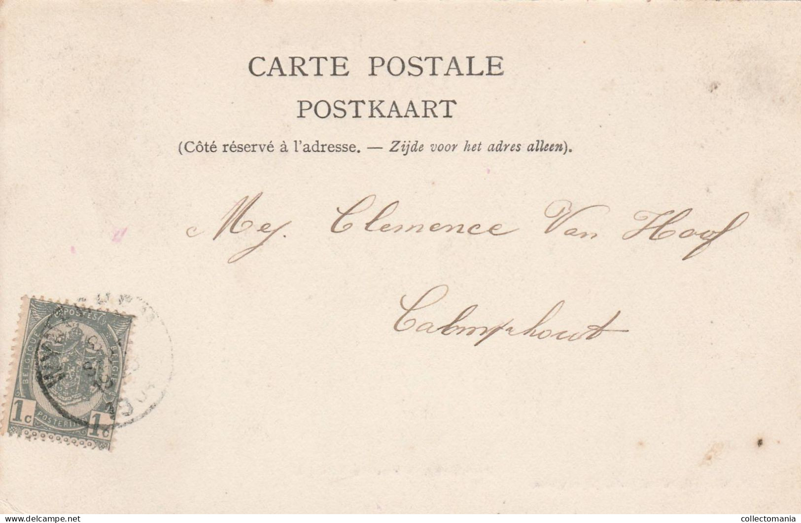 1 Oude Postkaart  Wijngehem Wijnegem Dorpzicht  1904 Uitg.Joris - Wijnegem