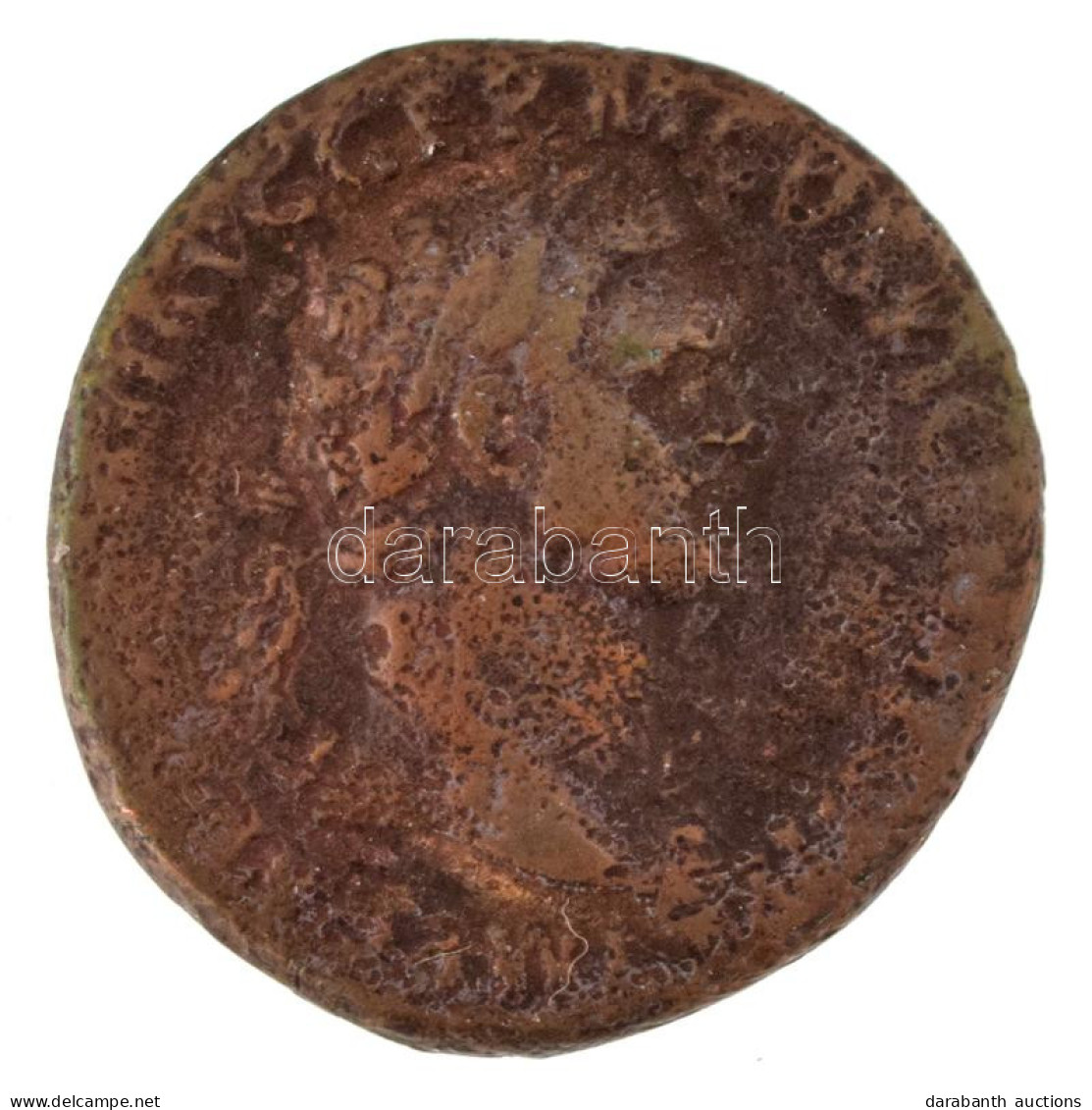 Római Birodalom / Róma / Domitianus 81-96. As Bronz (10,14g) T:F,VG Roman Empire / Rome / Domitian 81-96. As Bronze "IMP - Zonder Classificatie