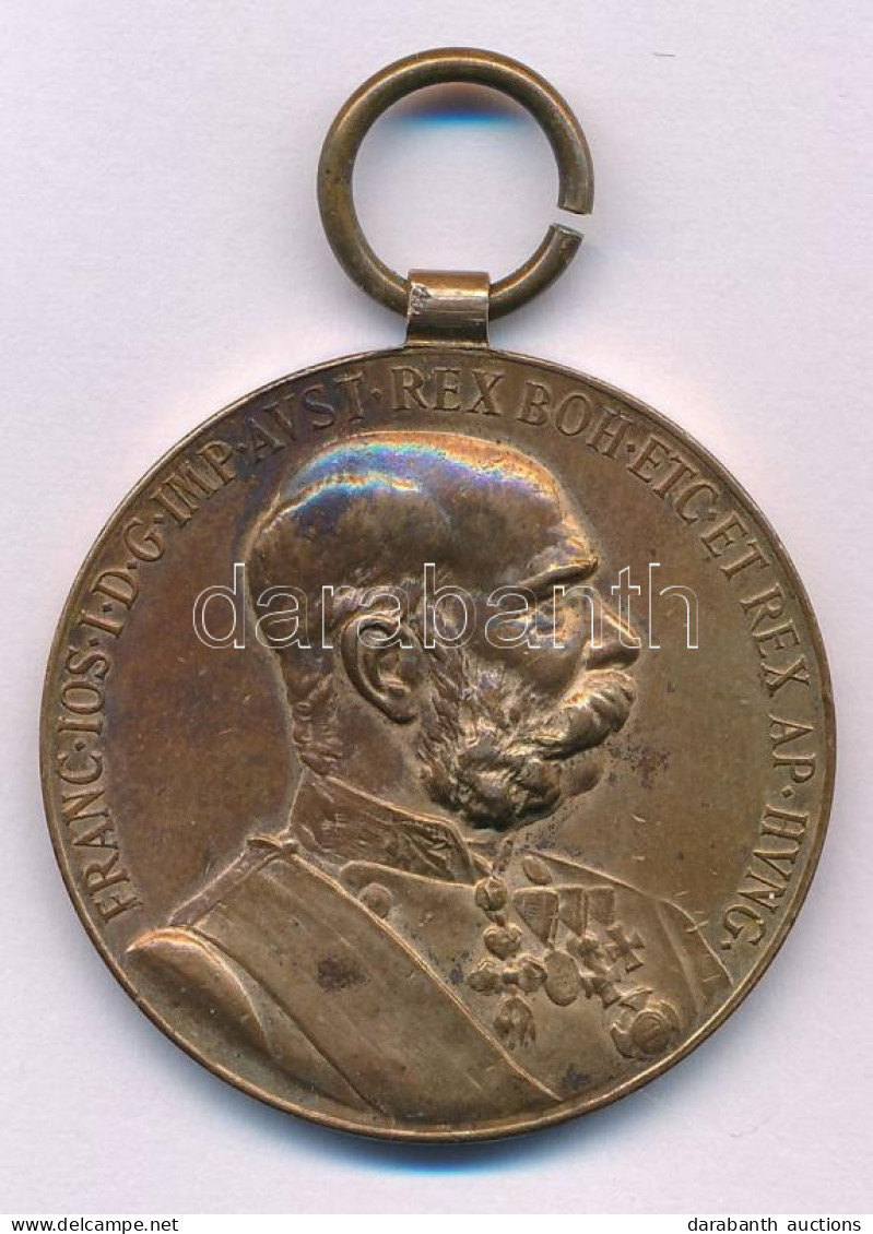 1898. "Jubileumi Emlékérem A Fegyveres Erő Számára / Signum Memoriae (AVSTR)" Bronz Kitüntetés Mellszalag Nélkül T:XF Hu - Ohne Zuordnung