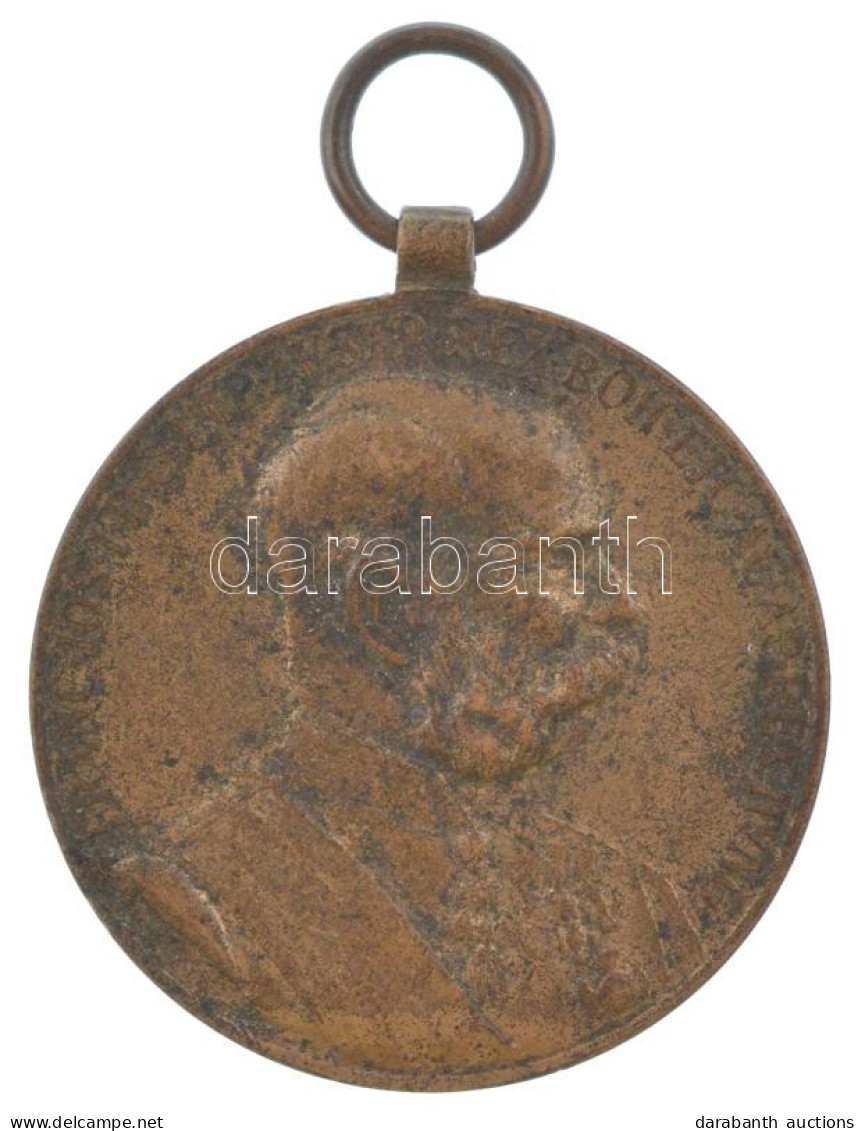 1898. "Jubileumi Emlékérem A Fegyveres Erő Számára / Signum Memoriae (AVSTR)" Bronz Kitüntetés Mellszalag Nélkül T:VF Pa - Sin Clasificación