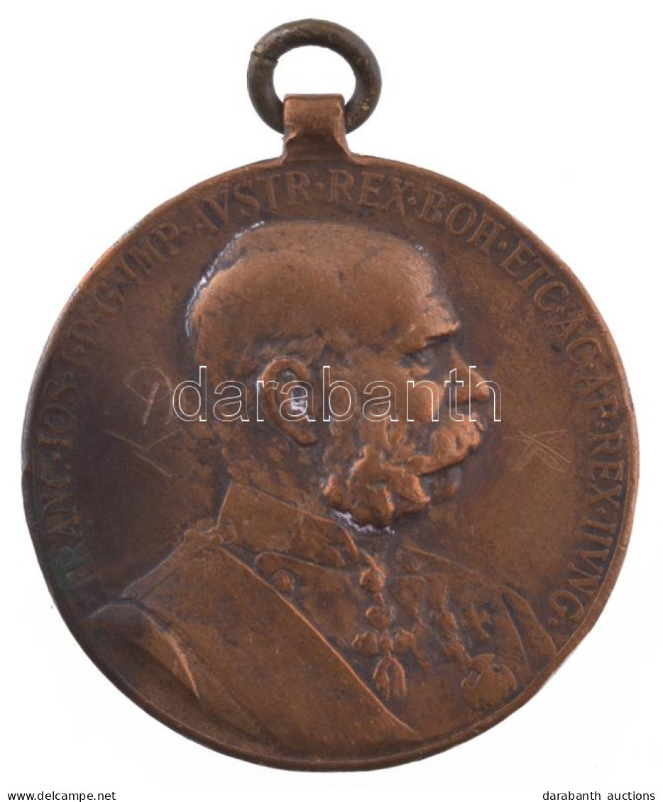 1898. "Jubileumi Emlékérem A Fegyveres Erő Számára / Signum Memoriae (AVSTR)" Bronz Kitüntetés Mellszalag Nélkül T:VF Pa - Unclassified