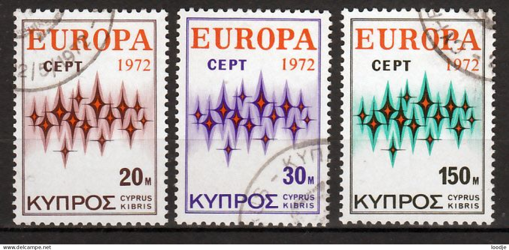Cyprus Europa Cept 1972 Gestempeld - 1972