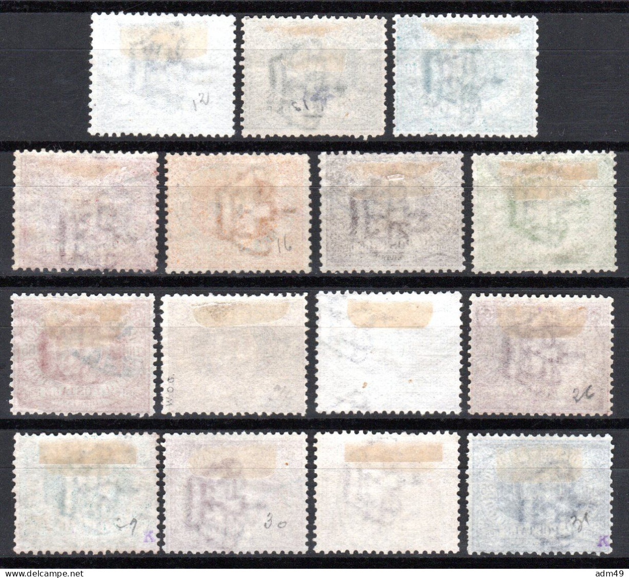 SAN MARINO, 1892/94 Freimarken Ziffern Und Landeswappen, Gestempelt - Used Stamps