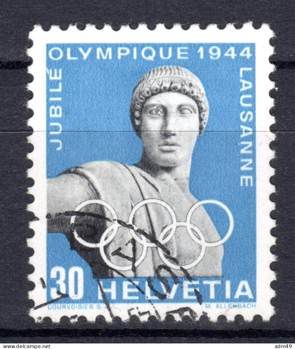 SCHWEIZ ABARTEN, 1944 Olympisches Komitee, Apollo Mit Offenem Auge, Gestempelt - Errors & Oddities