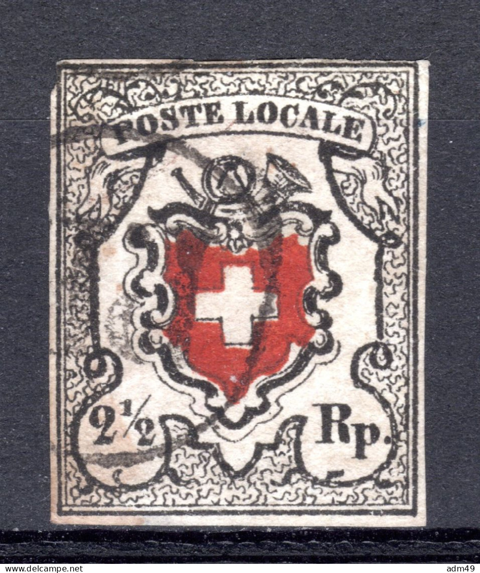 SCHWEIZ, 1850 Altschweiz, POSTE LOCALE Mit Kreuzeinfassung, Gestempelt - 1843-1852 Correos Federales Y Cantonales