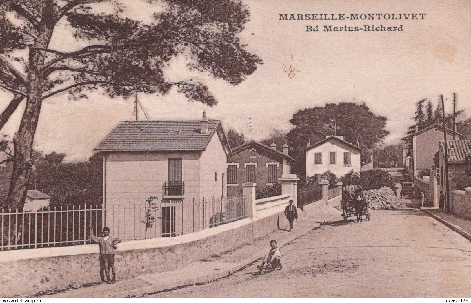 13 / MARSEILLE / MONTOLIVET / BOULEVARD MARIUS RICHARD - Saint Barnabé, Saint Julien, Montolivet