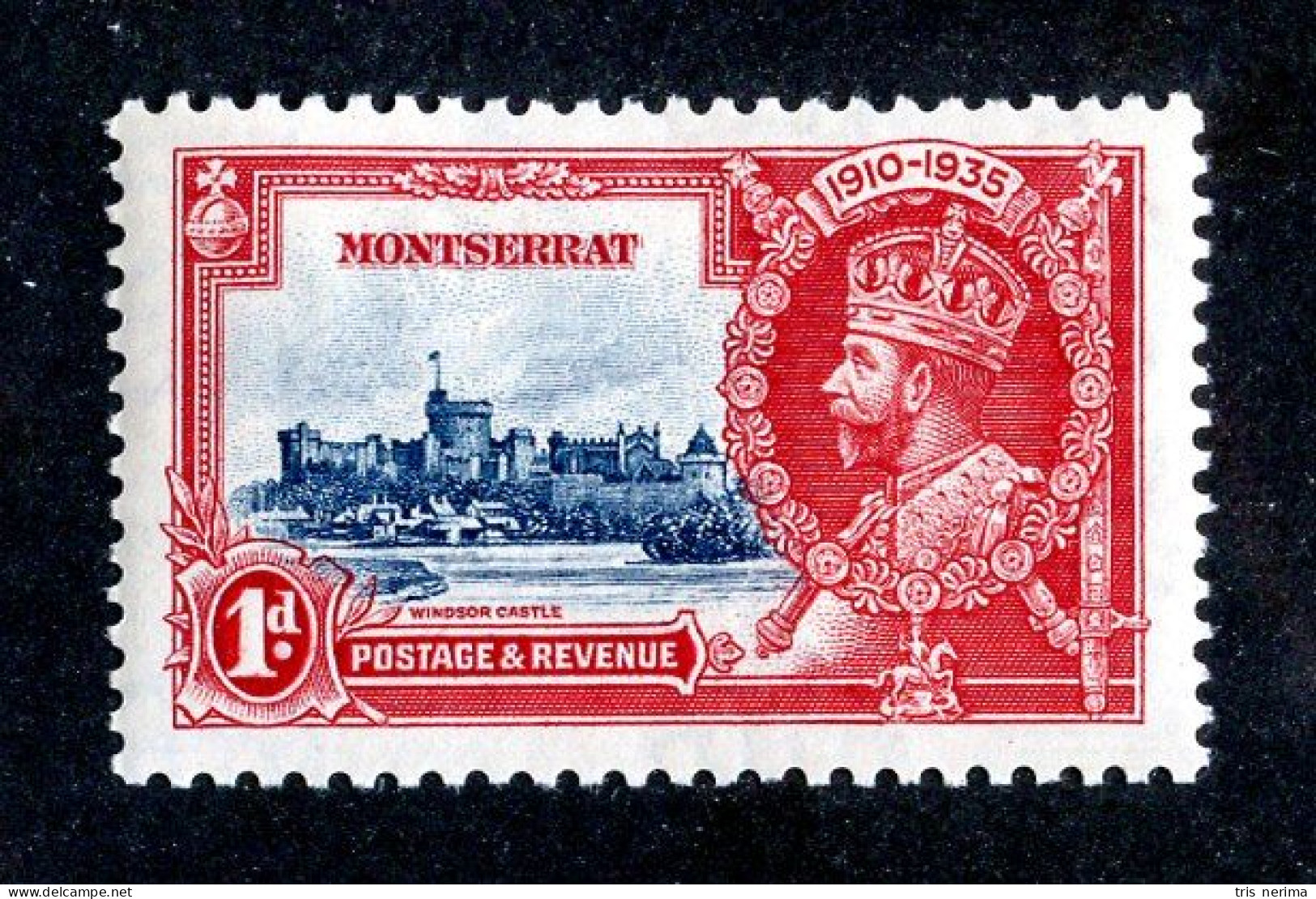 ( 66-Jub )  1935 Scott #85 M* (offers Welcome) - Montserrat